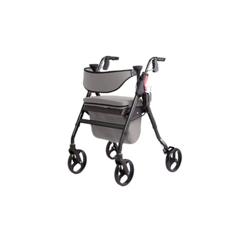 Gray Roller Walker Folding Walker for the Elderly – EVERGREEN ...