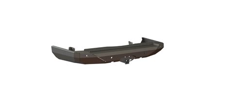 Бампер силовой задний Toyota Land Cruiser 200 2008-2015 квадрат для ...