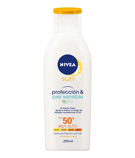 Bloqueador Solar Nivea Sensitive Fps60 X 125Ml Muy Bacano 60 OFF