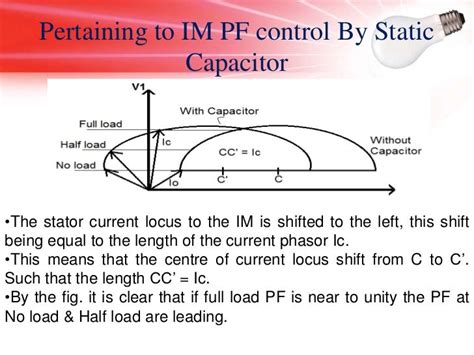 Power factor improvement of an induction motor