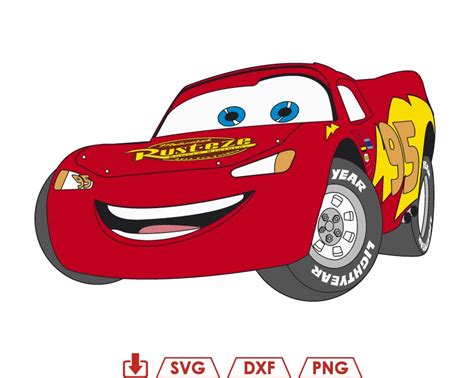 Lightning Mcqueen Svg Disney Cars Svg Ka Chow Svg Inspire Uplift