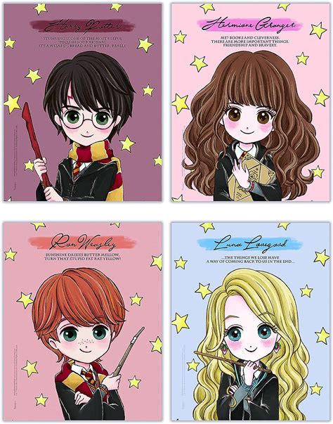 Amazon TRENDYPRINT Harry Potter Hermione Granger Ron Weasley