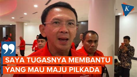 Video Jawab Isu Diusung Di Pilkada Sumut Ahok Saya Tugasnya Membantu