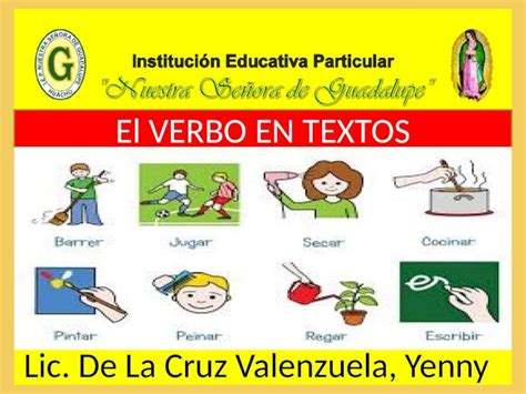 Pptx El Verbo En Textos Dokumen Tips