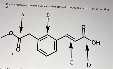 Solved For The Following Molecule Indicate What Class Of Chegg