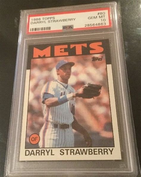 Auction Prices Realized Baseball Cards 1986 Topps Darryl Strawberry