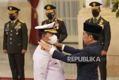 Laksamana Yudo Bangga Dipercaya Jadi Panglima Tni Jenderal Andika Merasa Lega Republika Online