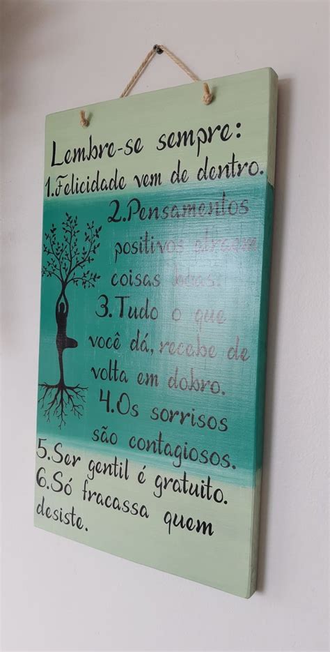 Quadro Decorativo Árvore da Vida Lembre se Sempre Elo7