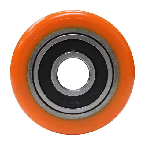 82 X 65mm Polyurethane Roller 20mm Axle Diameter Pu340 M20