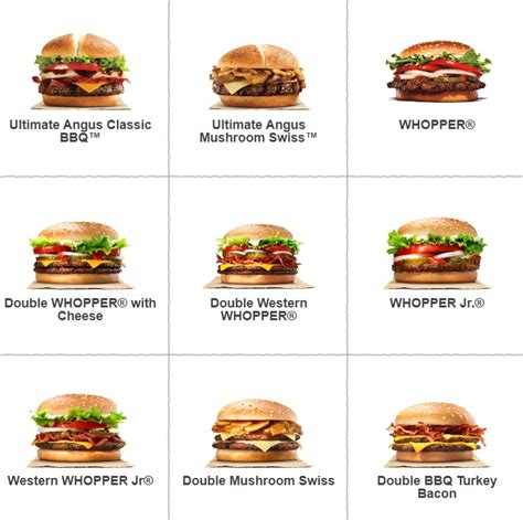 Burger King Singapore Menu Prices Updated Off