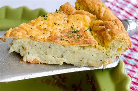 Low Carb Cheesy Potato Pie - Only Gluten Free Recipes