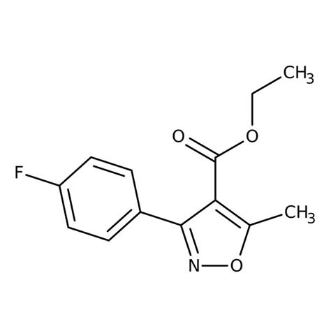 3 4 Fluorofenil 5 Metilisoxazol 4 Carboxilato De Etilo 97 Thermo