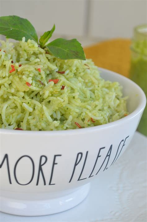 Simply Fresh Pesto Rice