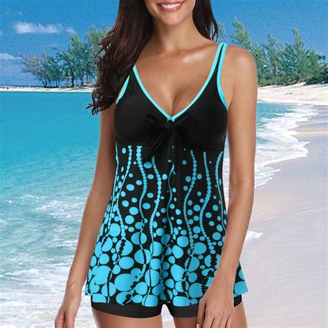 Caicj98 Womens Swimsuits Two Piece Womens Plus Size Cut Out Criss