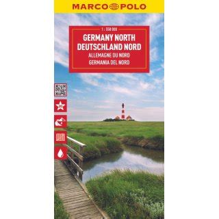 Norddeutschland Marco Polo Stra Enkarte Landkartenschropp De Online Shop