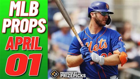 Best Mlb Player Props Bets 04 01 23 On Prizepicks Mlb Props Best Bets