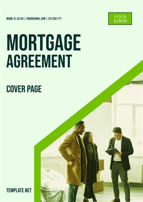 Mortgage Agreement Template Edit Online And Download Example