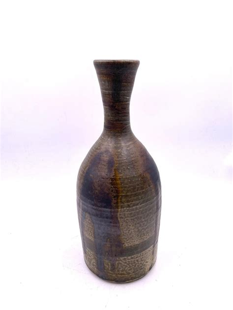 California Design Stoneware Pottery Vase, 1950s For Sale at 1stDibs