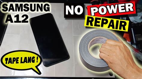 SAMSUNG A12 NO POWER REPAIR VERY EASY YouTube