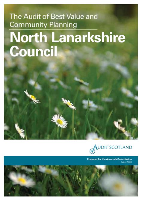 North Lanarkshire Council The Audit Of Best Value And Community