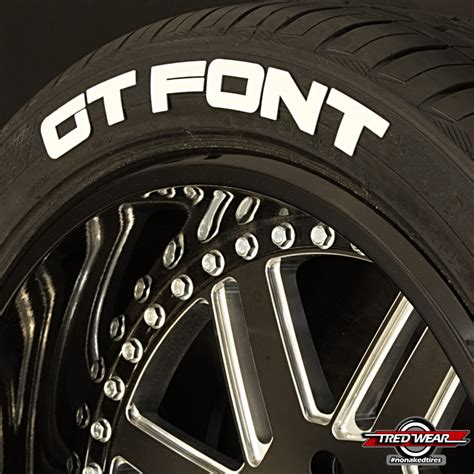 Racing Tire Letters Letter Kit For Your Ride