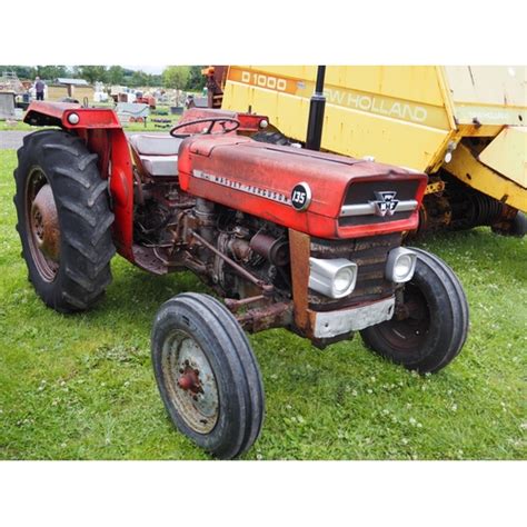 Massey Ferguson 135 Tractor Straight Axle Pick Up Hitch Runs And Drives Two Owners From New Reg