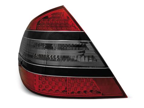 Paire De Feux Arriere Mercedes Classe E W211 02 06 LED Rouge Fume