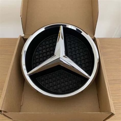 Front Grille Chrome Star Badge Base Fit Mercedes A C B Gla Glk Cla Cls