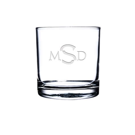 Buy Etched Scotch Glass Personalized Rocks Glass Custom Whiskey Glass