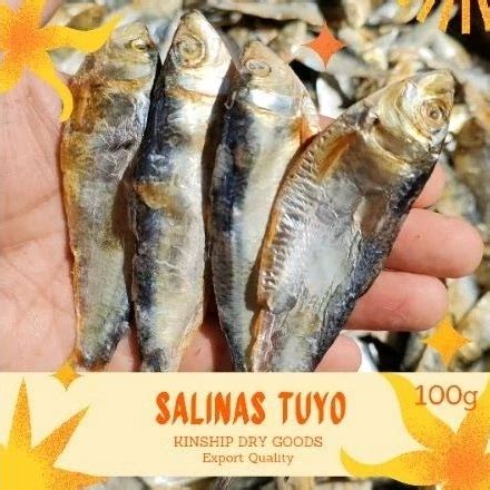 Salinas Tuyo Grams Dried Fish Shopee Philippines