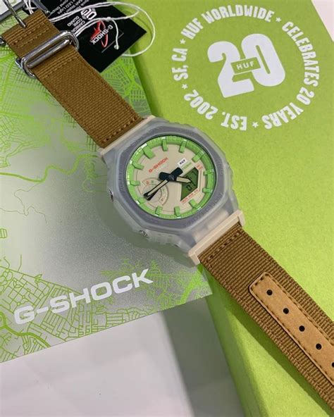 Casio G Shock X HUF GA 2100HUF 5ADR Gshock GA2100HUF LIMITED EDITION