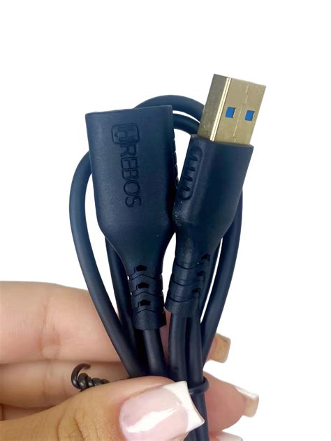 Cabo Extensor USB Macho e Fêmea 1 Metro Hrebos CB 38 Importados NAVI