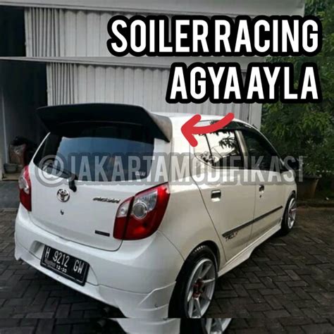 Jual Spoiler Agya Ayla Racing Kota Tangerang Selatan