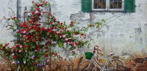 Hyun Jung Sook Gallery Bicycle Painting Gallery Painting