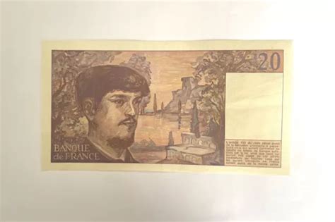 ANCIEN BILLET DE Banque De 20 Francs Claude Debussy EUR 7 00