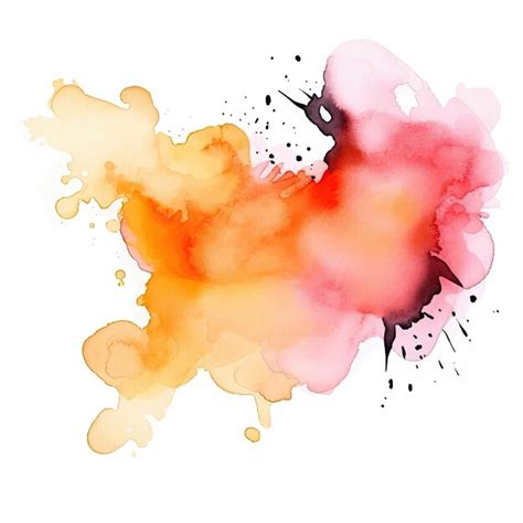 Premium Vector Colorful Abstract Watercolor Stain Vector