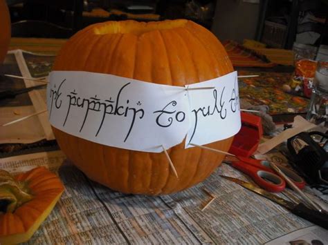 Lord Of The Rings Inspired Pumpkin Pumpkin Carving Pumpkin Carving