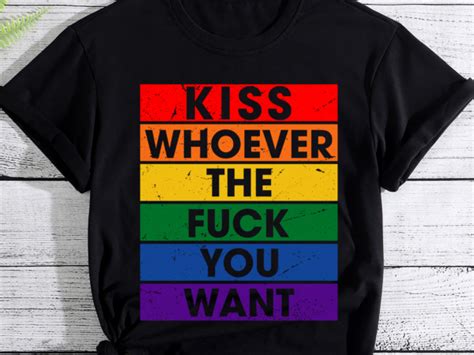 RD Kiss Whoever The Fuck You Want Gay Pride LGBTQ Shirt Pride Shirt