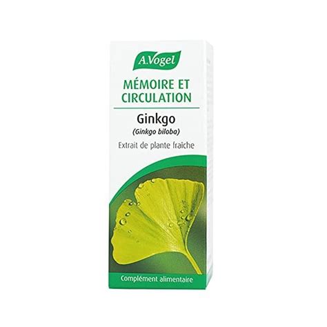 A Vogel Ginkgo Compl Ment Alimentaire Base Dextrait De Plante