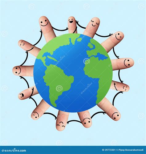 People Around The World Holding Hands Stock Image Image Of