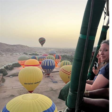 Luxor Hot Air Balloon Over Ancient Relics Travel Buddies