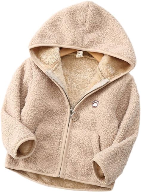 Lokksi Infant Baby Girls Boys Fleece Hoodie Jacket Coat Toddler