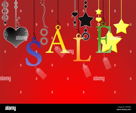 hanger sale sign christmas  res stock photography  images alamy