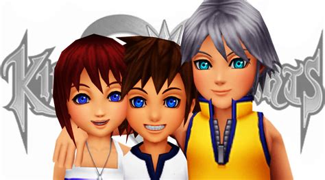 Mmd Sora Riku Kairi Bbs Dl By Otzipai Art On Deviantart