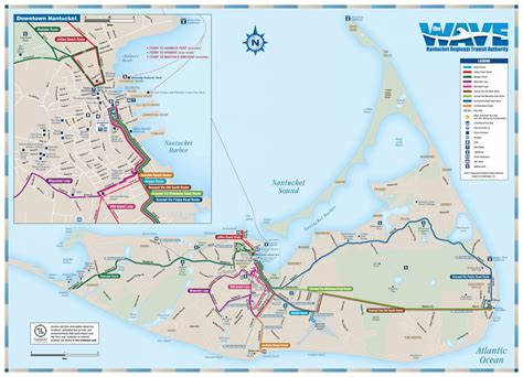 Nantucket Beaches Map