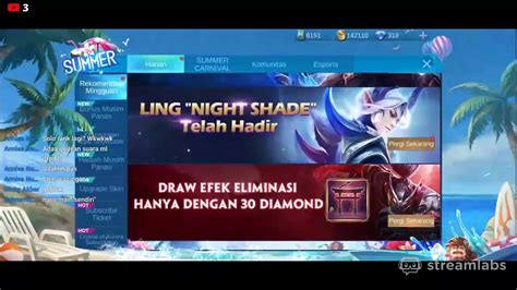 LIVE MOBILE LEGENDS BANGBANG OPEN MABAR BIAR GUA GENDONG YouTube