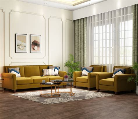 Fabric Sofa Set India | Baci Living Room