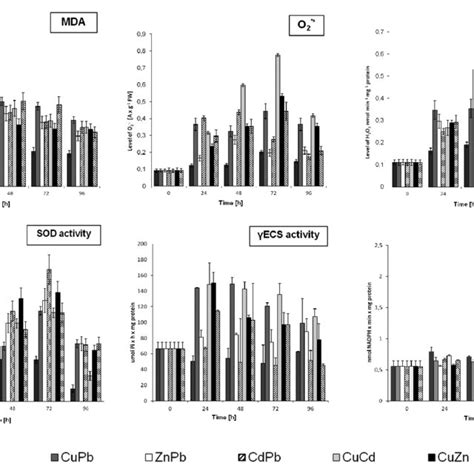 Activity Of Cat µmol Min 1 Mg 1 Protein And Apox µmol Min 1 Mg 1