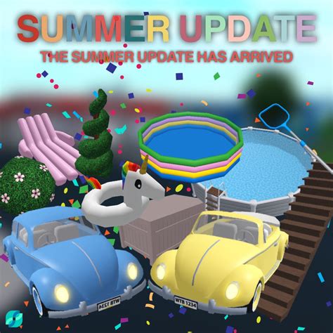 Bloxburg Summer Update Post Bloxburgslatest On Insta R Bloxburg