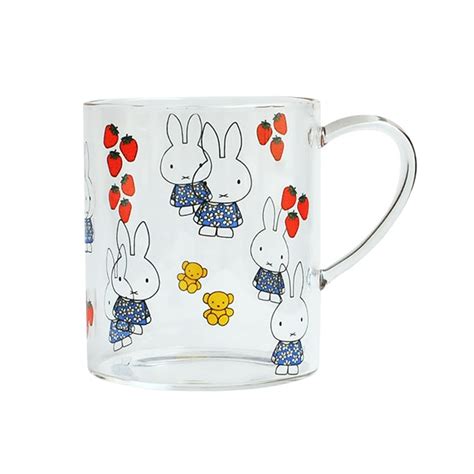 Ok Miffy Heat Resistant Glass Mug Cup